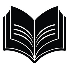 open book  knowledge sharing  vector icon
