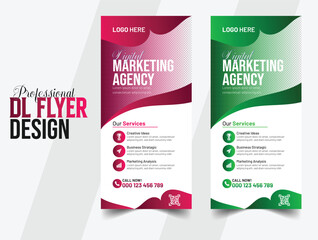 Corporate DL Flyer Template – Modern Business & Professional Design
