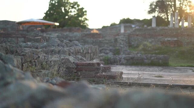 Archaeological finds from the Felix Romuliana archaeological site, a Roman imperial palace, in Eastern Serbia