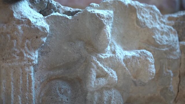 Archaeological finds from the Felix Romuliana archaeological site, a Roman imperial palace, in Eastern Serbia