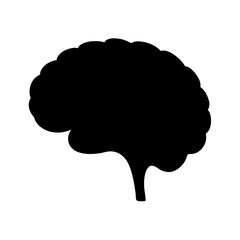 Human brain illustration for medical education and neuroscience research and mental health design