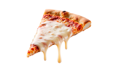 a piece of pisa with cheese