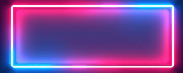 Vibrant neon rectangle shadow background with glowing edges, perfect for modern designs and digital art, effect, vibrant, background