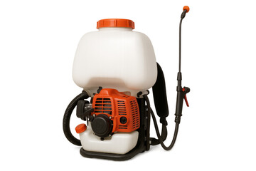 Backpack power sprayer for pest control and gardening