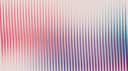 Obraz premium Abstract background with vertical wavy lines and a vibrant gradient of pink, purple, and blue colors.