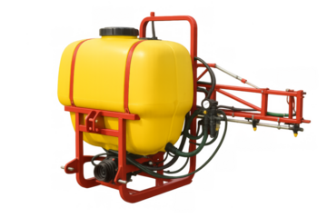 Tractor agricultural sprayer with boom for farming chemicals