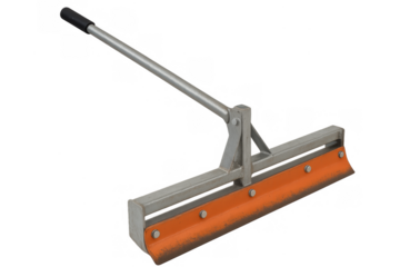 Professional floor squeegee cleaning scraper with transparent background