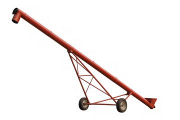Grain auger agricultural machinery moving commodities