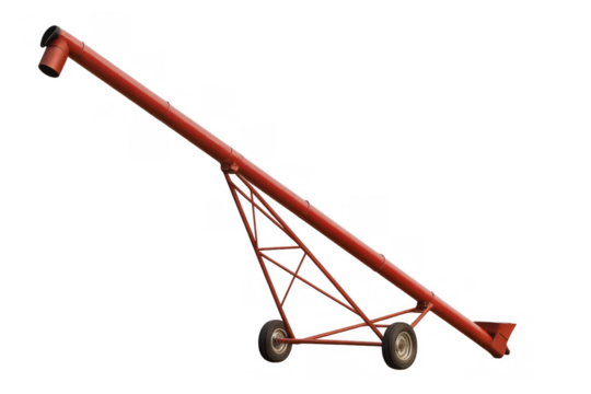 Grain auger agricultural machinery moving commodities