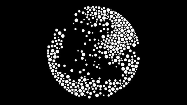 Circle of Circles - Petri Dish of Dynamic Vector Cells Animated