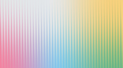 Obraz premium A soft, vertical gradient of pastel colors transitioning from pink to yellow and green, with a subtle ribbed texture.