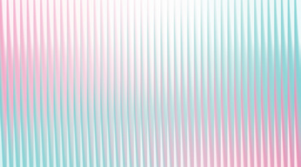 Obraz premium A soft, vertical ribbed background with a gradient of pink and teal.