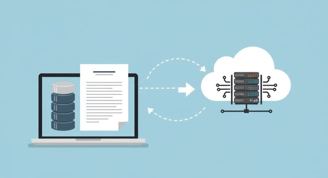 Data transfer illustration