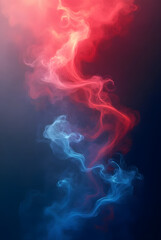 Redal and blue mix color background colorful smoking animation 