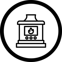 Furnace Vector Icon Design