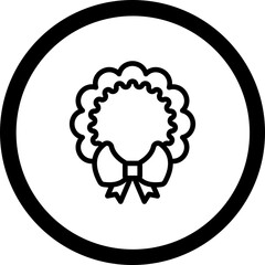 Christmas Garland Vector Icon Design