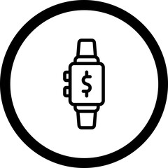 Smart Watch Vector Icon Design