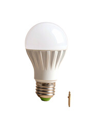 White LED light bulb, screw-in base