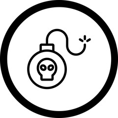 Bomb Vector Icon Design