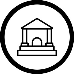 Bank Vector Icon Design