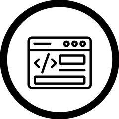 Web Design Vector Icon Design