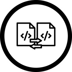 Data Transfer Vector Icon Design