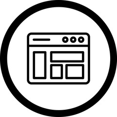 Layout Vector Icon Design