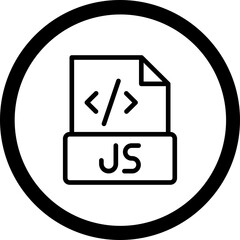 Javascript Vector Icon Design