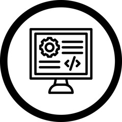 Backend Vector Icon Design