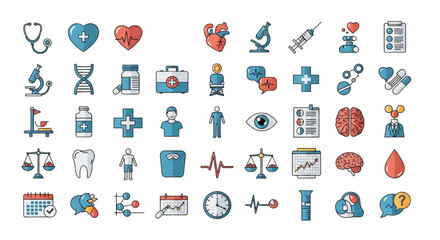 Healthcare and Medical Icons Set