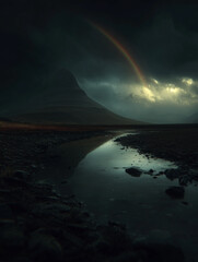 Bifrost illustration norse viking