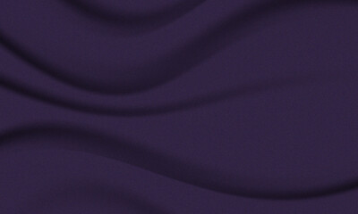 Elegant purple fabric draped and textured with subtle grainy effect for creative designs