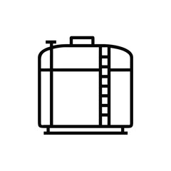 vector illustration of a suitcase