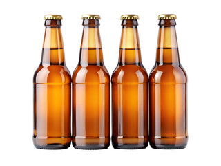 beer bottle and glass