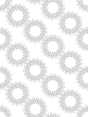 Seamless vector floral pattern illustration design element