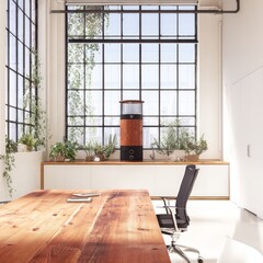 Background Remover
Background Remover

Bright modern office interior with a wooden table and sunlight pouring through windows