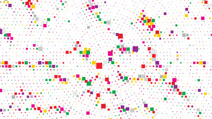 Abstract colorful halftone dotted mosaic patterns vibrant pixel style gradient vector textures modern stylish digital design minimal background templates for artworks