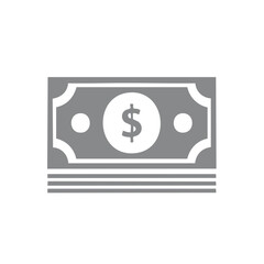 Money Stack Currency Concept for Banking Finance and Economy Transactions Simple Design