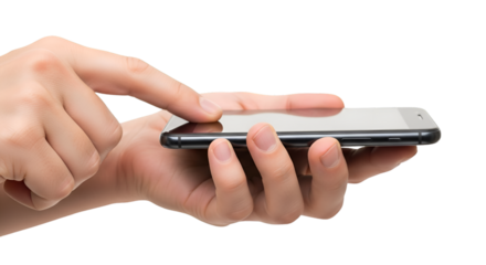 mobile phone in hand