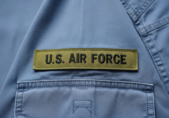 U.S. Air Force Patch on Uniform