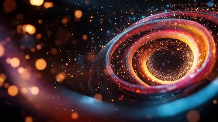 A mesmerizing spiral galaxy, a cosmic ballet of swirling stardust and nebulae, ignites the imagination with its celestial beauty