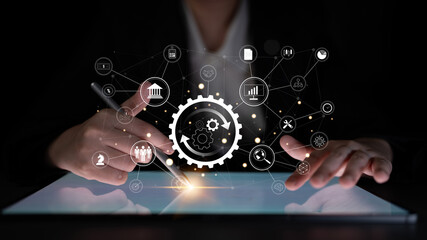 A business process automation and operations management system. A concept for integrating and...