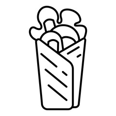 Vector Outline Icon - Kebab
