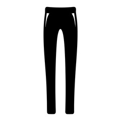 Minimalist black leggings illustration for fashion and style resources, easy to use
