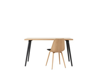 Modern Minimalist Desk and Chair Set for Home Office Decor