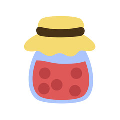 Homemade Jam Jar Outline Icon