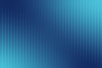 Blue abstract background with vertical striped pattern and corrugated glass texture for modern digital design template