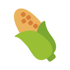 Simple Corn Cob Vegetable Outline Icon