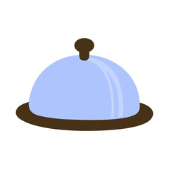 Serving Food Tray Line Art Icon