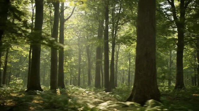 Through the Trees Cinematic | Forest Details Motion | Natural Green Habitat